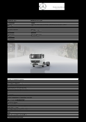 Tuhé podvozky Mercedes-Benz Atego 1323 L 4x2