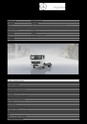 Tuhé podvozky Mercedes-Benz Atego 1530 L 4x2