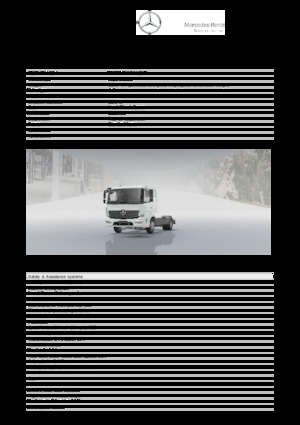 Tuhé podvozky Mercedes-Benz Atego 716 L 4x2