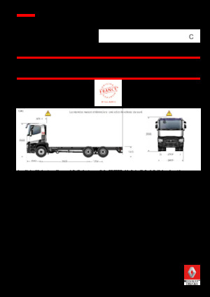 Tuhé podvozky Renault C 380 8X4*4 R TRIDEM