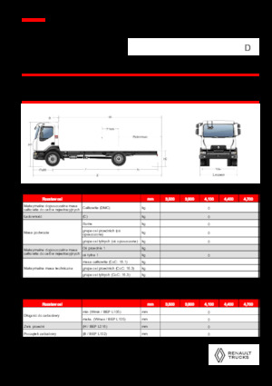 Tuhé podvozky Renault D 18 HIGH K P4X2 320E6