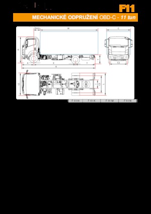 Tuhé podvozky Isuzu F11 H