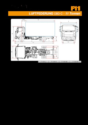 Tuhé podvozky Isuzu F11 H