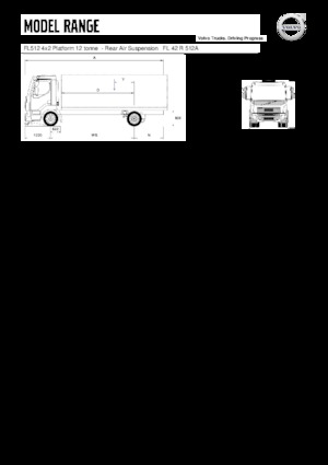 Tuhé podvozky Volvo Trucks FL512 4x2 Platform