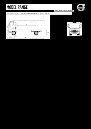 Tuhé podvozky Volvo Trucks FL812 4x2