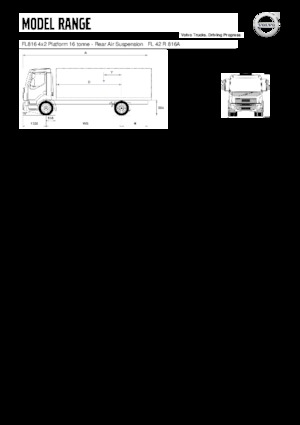 Tuhé podvozky Volvo Trucks FL816 4x2 Platform