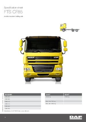 Tahače DAF CF 85.360 FTS