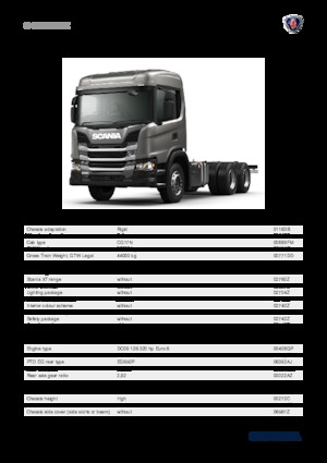 Tuhé podvozky Scania G 320 B6x4HZ