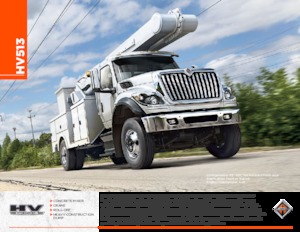 Tuhé podvozky International HV513 113 Crew Cab International A26