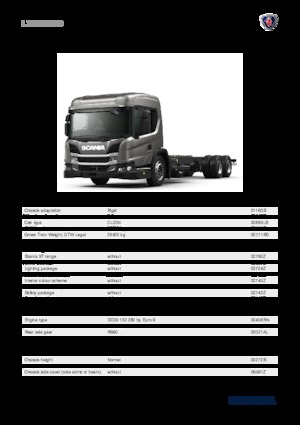 Tuhé podvozky Scania R 280 B4x2NZ
