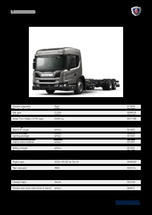 Tuhé podvozky Scania L 320 B6x2*4NB