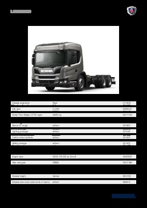 Tuhé podvozky Scania L 320 B6x4NB