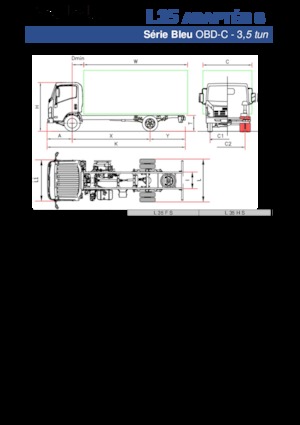 Tuhé podvozky Isuzu L35 F S
