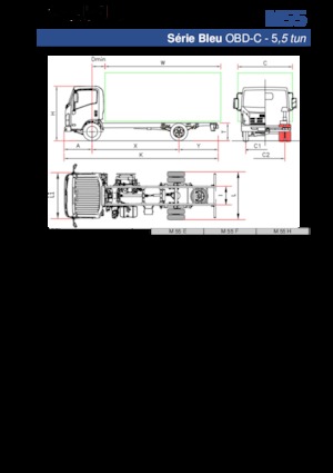 Tuhé podvozky Isuzu M55 E