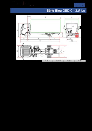 Tuhé podvozky Isuzu N35 H