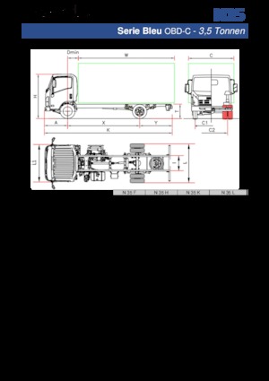 Tuhé podvozky Isuzu N35 H