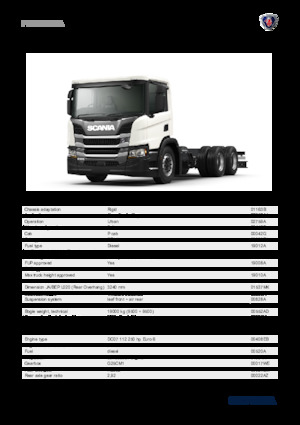 Tuhé podvozky Scania P 250 B6x4NA