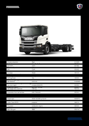 Tuhé podvozky Scania P 280 B6x2NA