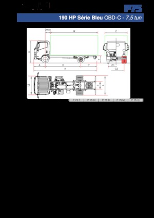 Tuhé podvozky Isuzu P75 Q