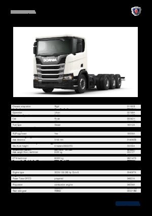 Tuhé podvozky Scania R 280 B8x4*4NA