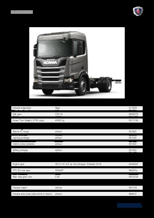 Tuhé podvozky Scania R 410 B4x2NZ