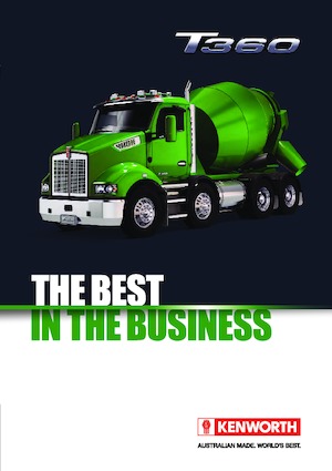 Tuhé podvozky Kenworth T360 Day Cab ISLE5 8x4