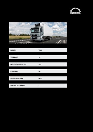 Tuhé podvozky MAN TGM 18.250 4x4