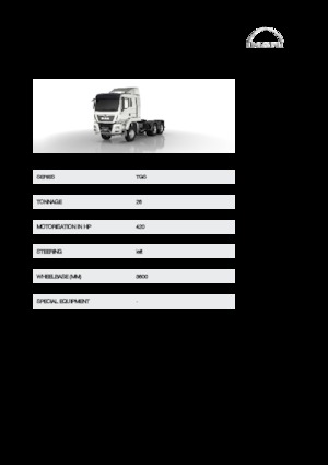 Tuhé podvozky MAN TGS 26.460 6x4