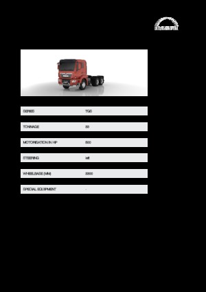 Tuhé podvozky MAN TGS 33.500 6x6H