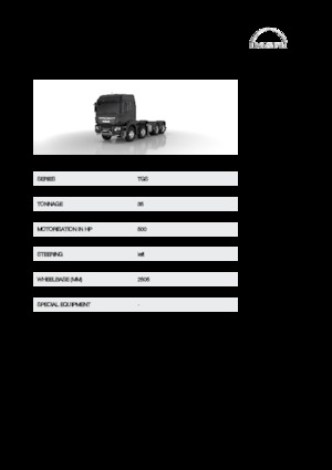 Tuhé podvozky MAN TGS 35.500 8x6H