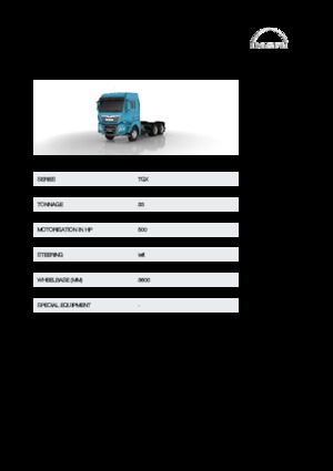 Tuhé podvozky MAN TGX 33.500 6x4