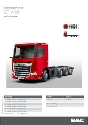 Tuhé podvozky DAF XF 480 FAQ