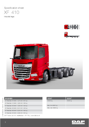 Tuhé podvozky DAF XF 480 FAQ