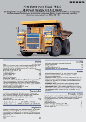 Pevné dampry Belaz 75137