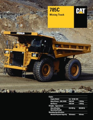 Pevné dampry Caterpillar 785C