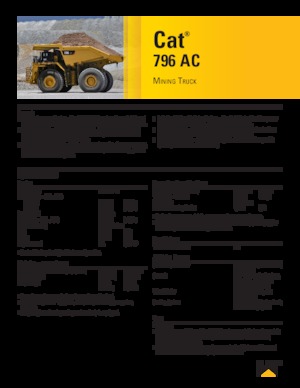 Pevné dampry Caterpillar 796 AC