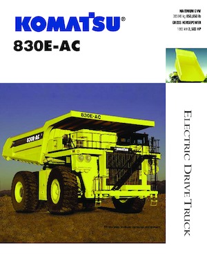 Pevné dampry Komatsu 830E-1AC