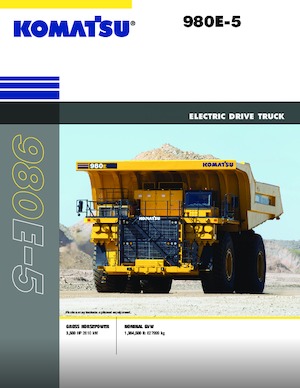 Pevné dampry Komatsu 980E 