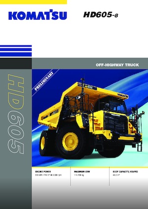 Pevné dampry Komatsu HD605-8E0
