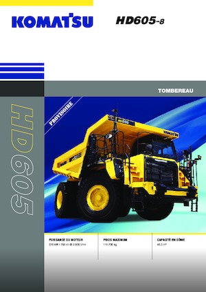 Pevné dampry Komatsu HD605-8E0