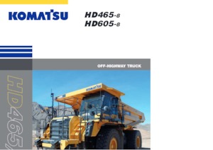 Pevné dampry Komatsu HD605-8E0
