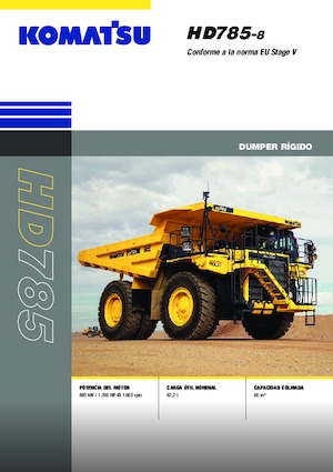 Pevné dampry Komatsu HD785-8E0
