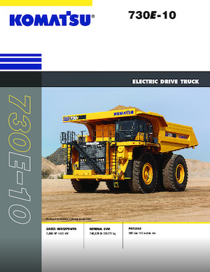 Pevné dampry Komatsu 730E-10