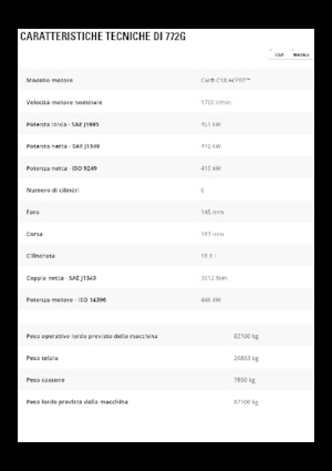 Pevné dampry Caterpillar 772G