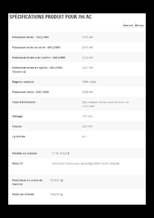 Pevné dampry Caterpillar 794 AC