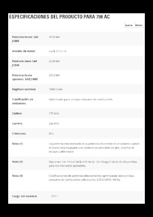 Pevné dampry Caterpillar 798 AC