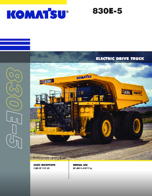 Pevné dampry Komatsu 830-E