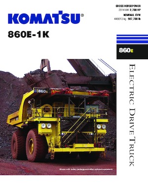 Pevné dampry Komatsu 860E-1K