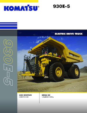 Pevné dampry Komatsu 930E