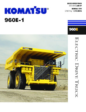Pevné dampry Komatsu 960E-1